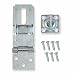 Swivel Staple Safety Hasp [1710C] 3 1/2 Inch Stainless Steel for Small Doors, Cabinets and More, Chrome Plated