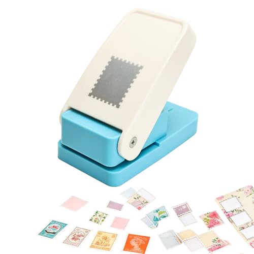 Perforadora rectangular de 1.5x1.25 pulgadas para manualidades de papel y tarjetería