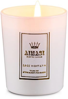 Set of 6 Scented Candles 100% Soy Wax Glass, Home Fragrance Candle Gifts