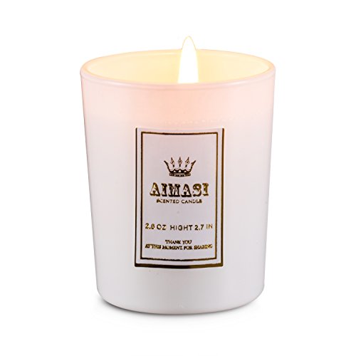 Set of 6 Scented Candles 100% Soy Wax Glass, Home Fragrance Candle Gifts