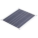 Pssopp 20W Panel Kit Foldable Solar Charger with 100A Controller LCD Display Dual USB, for Outdoor Car Boat Phone Charging