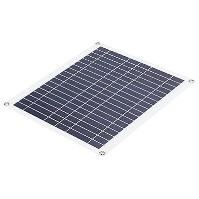 Pssopp 20W Panel Kit Foldable Solar Charger with 100A Controller LCD Display Dual USB, for Outdoor Car Boat Phone Charging