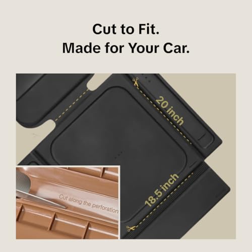 Siliguard Car Seat Protector for Child Car Seat, Leather Seat Protector, No Indentation No Dent, Non-Slip Waterproof 3mm Thin Silicone Car Seat Mat, LATCH and ISOFIX Compatible, Baby Infant Toddler