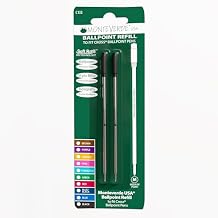 Monteverde USA Soft Ballpoint Refills to Fit Cross Pens, Medium Point, Black Ink, 6-Pack Reliable and Long-Lasting Writing Solution