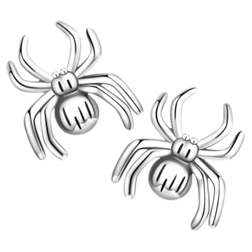 Boucles d'oreilles araignée argent 925 confortables et hypoallergéniques