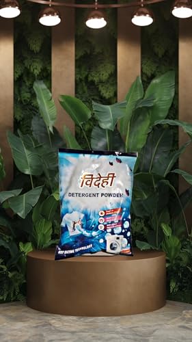 Image of 100% Water Dissolvable Detergent Powder 1.5kg | Tough Stain Removal with Fabric Care | Extra Brightness & Ultra Clean | Premium Jasmine Fresh Fragrance