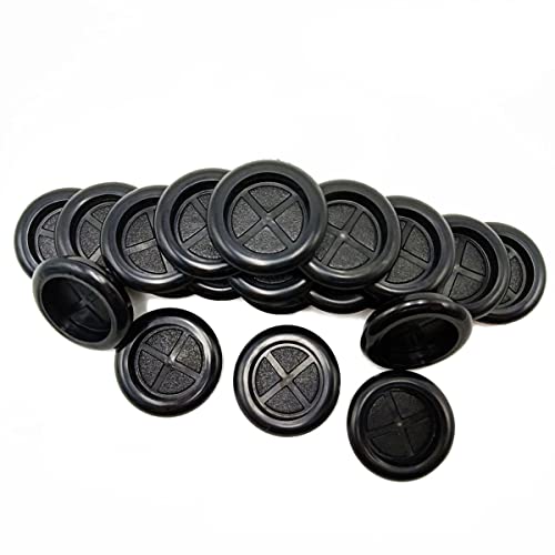 1 Rubber Grommet, 1"Drill Hole 0.79" Inside Diameter, Rubber Hole Plug, Synthetic Rubber Grommets Wire Protection, Firewall Plug Grommet, 20PCS