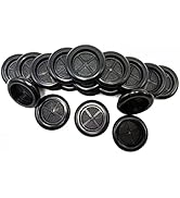EASYEAH 110 Pcs Rubber Grommets Kit - Rubber Plugs For Holes Assorted 6 Sizes 5 16 3 8 1 2 5 8 7 8 1 Inch Waterproof Firewall Automotive Wires Cables Grommets Set For Sheet Metal Electric Box Desk