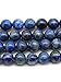 Naturale Azurite Lapislazzuli Agata Perline di Pietra Per Gioielli Fare Braccialetto Collana FAI DA TE Braccialetto 4 6 8 10 12 Mm blu 6mm circa 63beads
