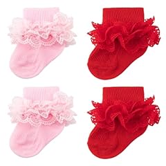 4 Pairs C: 2 Pairs Red & 2 Pairs Pink