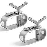 Tendifilo per Recinzione, 2pcs Tendifilo Lega Alluminio, Tenditore Filo Stendibiancheria, Tiranti per Filo Acciaio, Tenditori per Corda, per Teloni per Piscine Ombrelloni Tende da Campeggio