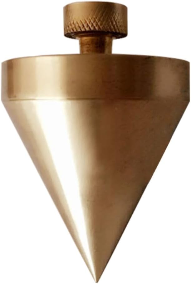 Non-Sparking Plumb Bob - 300g(10.58oz), 45mm(1.8") x 53mm(2.12"), Aluminum Bronze, Hanging Wire Hammer Plumb Bob, Corrosion-resistance, Low-magnetic