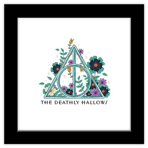 Trends International Gallery Pops Harry Potter - Flora And Fauna Herbology Deathly Hallows Wall Art Wall Poster, 12.00" x 12.00", Black Frame Version by Trends International - Used condition - US$16.18