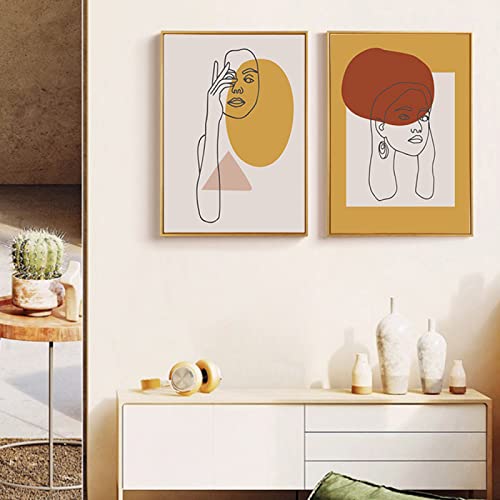 Femme art imprimé moderne OTURRI pour transformer un mur vide de chambre