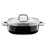 Inhalt: 1x Schmorpfanne mit Deckel (26 x 26 x 7 cm, Volumen 4,3l) - optimal für Herdplatten mit Ø 20 cm - Artikelnummer: 2111296867