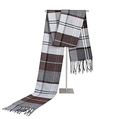 Brown-plaid-with Fringe