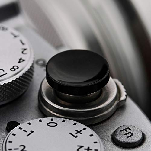 Image of Soft Shutter Release Button (2 Pack /Black) High-end Concave Camera Shutter Button