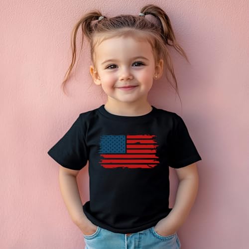 Image of Boys Constitution Day 250 Anniversary USA Shirt Independence Shirt 3-8T | for Kids Boys Girls Toddlers 3T-8T, 4th of July Dinos Flag Patriotic Tee, Independence Day