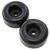 Red Hound Auto 2 Rubber Bumpers for Trailer Compatible with Ramp Door Truck 2.5...
