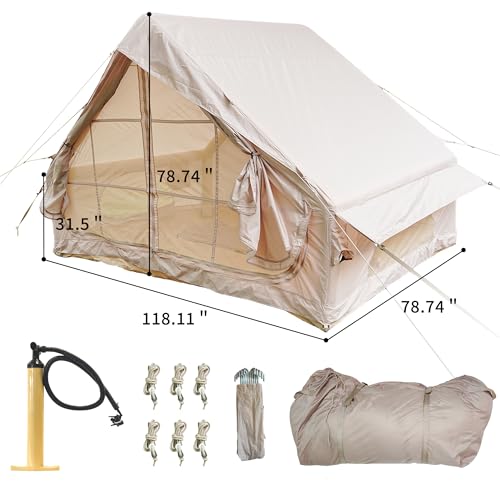 Carpa Inflable Para Camping 4-6 Personas Impermeable miniatura 2
