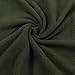 SPYMINNPOO Lightweight Fleece Sleeping Bag, Skin Friendly, Warm, Two Way Zipper, Easy to Store, Portable Travel Sleeping Bag, Suitable for Outdoor Camping (OD Green)