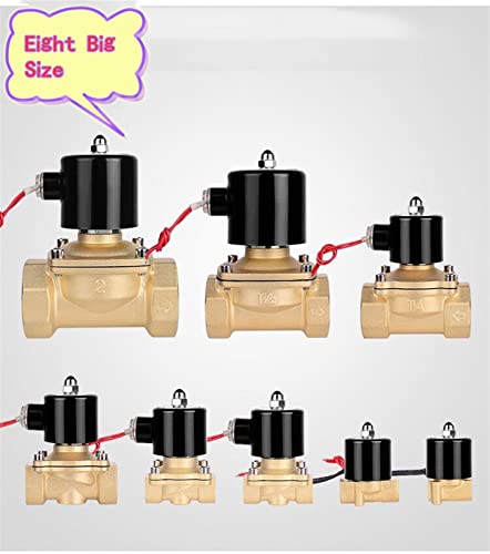 Électrovanne électrique laiton 1/4 DN8 220V normalement fermée eau - 3