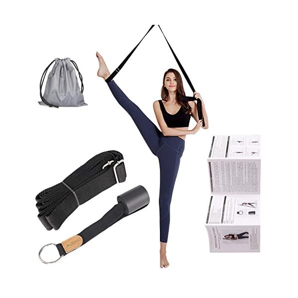 UBING Leg Stretcher, Door Flexibility Trainer, Over the Door Strech Strap for Flexibility, Splits Trainer for Dance Ballet Cheer Gymnastics Taekwondo Stretching