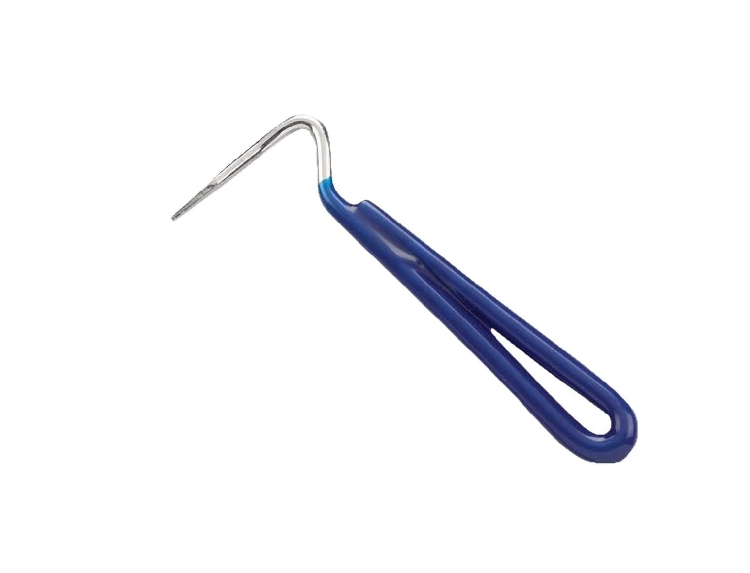 Horse donkey hoof care pick with rubber handle grooming Horse shoe cleaning repair ferrier tools (Blue)