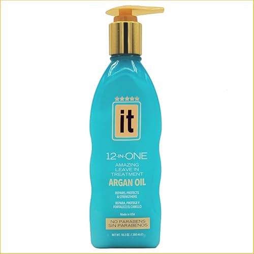IT 12-in-One Amazing Leave-In Treatment with Argan Oil, Repairs, Protects and Strengthens, No Parabens, 10.2 oz image 4