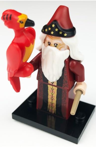 LEGO 71028 Harry Potter Minifigur in Geschenkbox #2 Albus Dumbledore & Phönix Fawkes