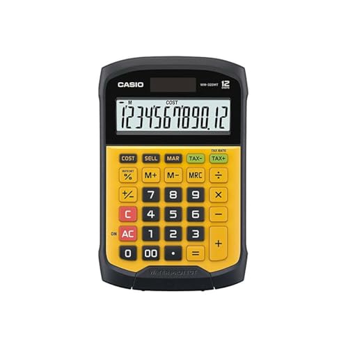 Amazon | カシオ 防水・防塵電卓 ミニジャストタイプ 12桁 WM-320MT-N