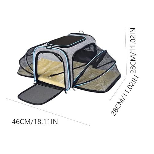 Sac de voyage pour chien idéal en train et voiture avec extensions souples