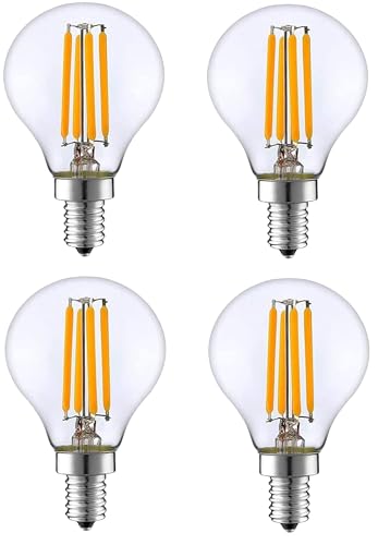 KY LEE G45 6W 100V LED �t�B�������g�d�� E14���� 2700K�g�F�E�H�[���z���C�g ���M�d��60W�`���� �S�z���^�C�v �N���V�b�N ���g���d�� 4��