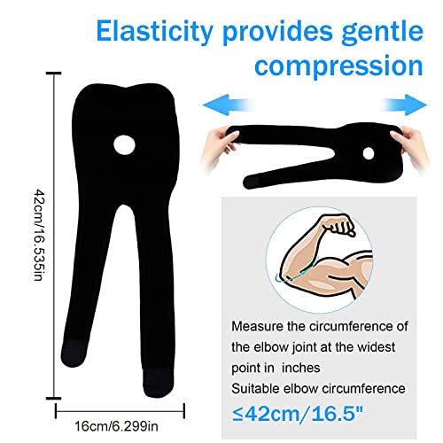 Nofaner Elbow Brace, Adjustable Tennis Elbow Support Brace With Dual-Spring Stabilizer For Tendinitis, Sprained Elbows, Elbow Arm Support Band Provides Support And Relieve Pain, Unisex (A) #TOP6