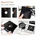 Qdfmkac Stove Burner Covers 10 Pack, 10.6x10.6 Inch Gas Stove Top Covers, Non-Stick reusable Burner Liners, Cuttable Protectors for Easy Clean Kitchen Accessories, Black