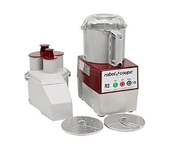 Robot Coupe 4581 R2N Continuous Feed Combination Food Processor with 2.9 L Bowl, 1 HP, 120V