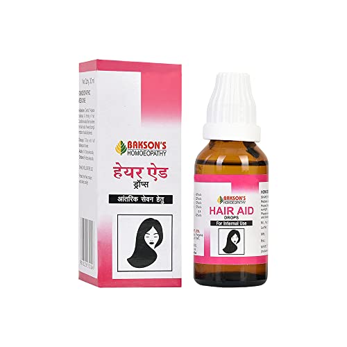 Image of Dr. Bakshi's BAKSON'S HOMOEOPATHY Hair Aid (Internal) Drops 30 ml Pack of 2