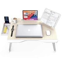 Amazon.co.jp: SAIJI ラップデスク 折りたたみテーブル ベッドテーブル