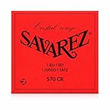 Savarez 570CR Cristal Rouge Tirant normal   Jeu de cordes guitare classique