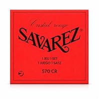570 CR. Standard tension. Red Cristal nylon. Silver plated wound Set 570CR Strings For Classic Guitar Alliance Cristal