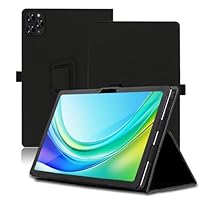 Housse étui Cuir PU Pour DOOGEE Tab G6 Max 13.4" - Support Multi-angles, Protection Anti-choc, Légère Avec Dragonne