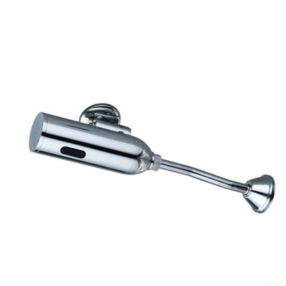 Hands-Free Automatic Urinal Flush Valve - Wall-Mounted Copper Water Management System for Public Restrooms