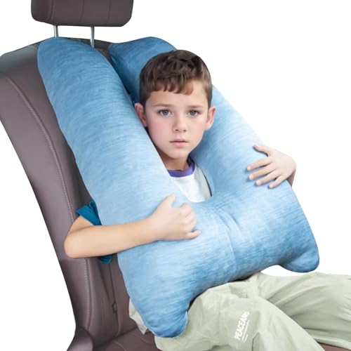 1 MIDDLE ONE Car Pillow for Kids, Memory Foam Cooling Travel Pillow for Car and Adults, Kids Car Pillows for Sleeping on Road Trip, Small Body Pillow...