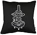TShirt-People Joystick Blue Print - Cojín con relleno (40 x 40 cm)