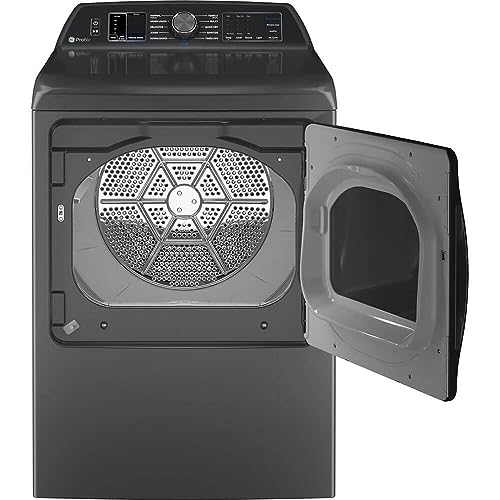 GE Profile PTD70EBPTDG 7.4 Cu. Ft. Gray Smart Electric Dryer