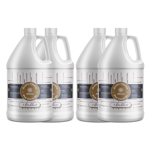 100% Pure Castor Oil - 4 Gallon Case - Ideal for Industrial Lubricants and Coatings