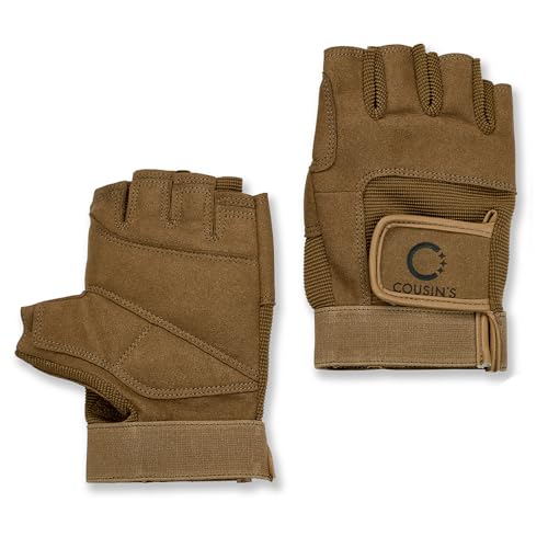 Cousin's Concert Attire Guantes de protección de color para bandera y poste de protección de color, comodidad superior y agarre mejorado para artistas, guantes duraderos sin dedos, tela transpirable