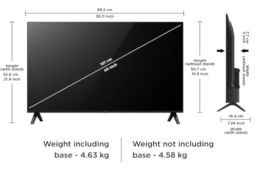 Image of iFFALCON 101 cm (40 inches) FHD Smart Google TV | Dolby Audio 20 watts | HDR 10 | Metallic Bezel-Less | Multiple Viewing Mode | 40S55