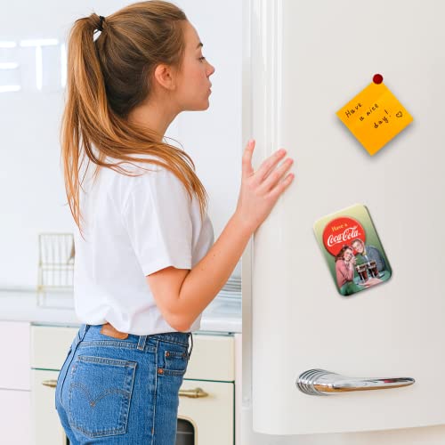 Imán decorativo rectangular para refrigerador Coca-Cola miniatura 4