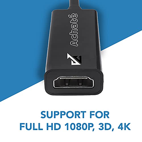 Adaptador USB-C a HDMI | Convertidor de tipo C a HDMI | Adecuado para Apple MacBook Air y Pro | Compatible con Samsung